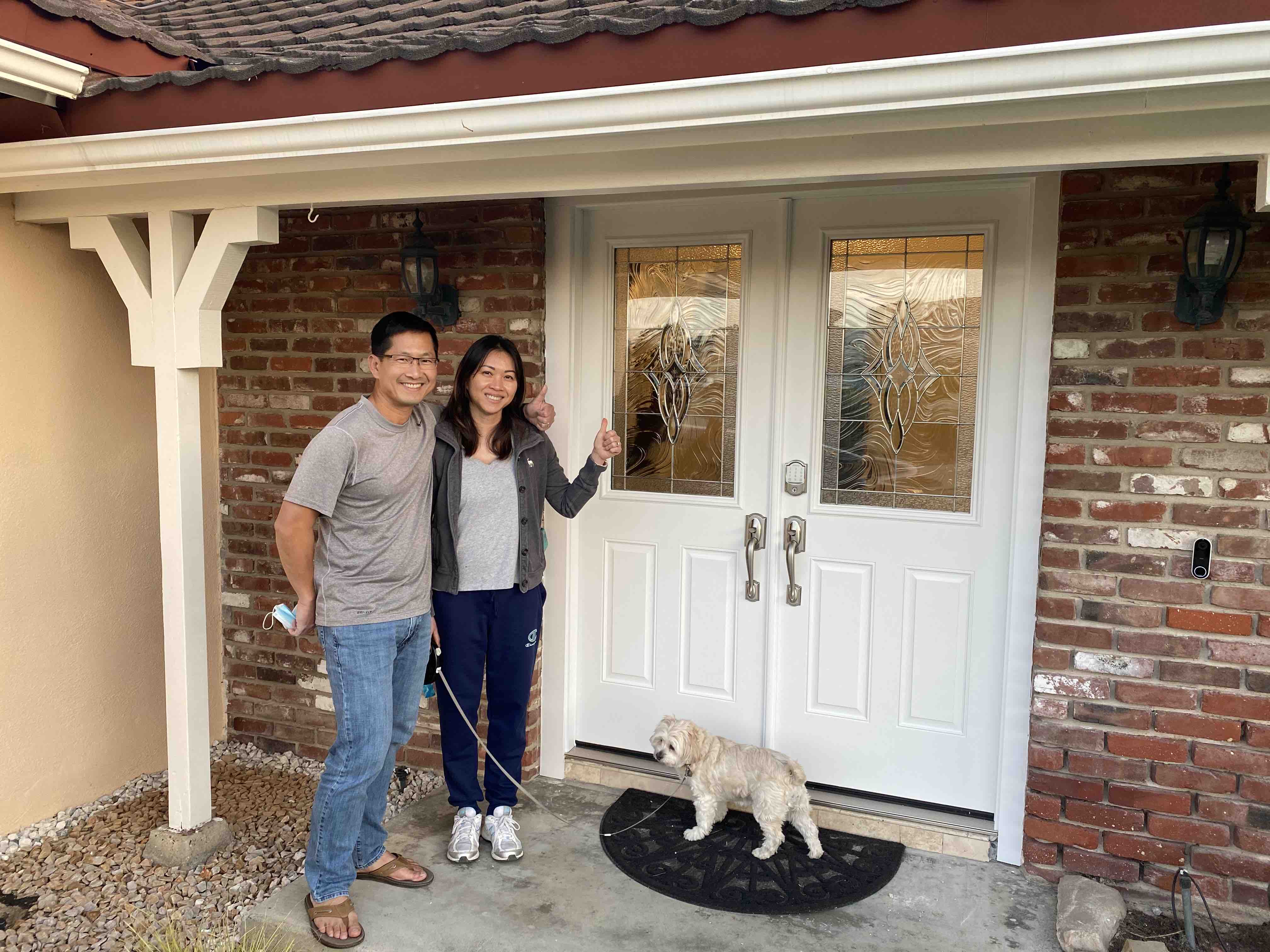 Happy Customers new Fiberglass Entry Door